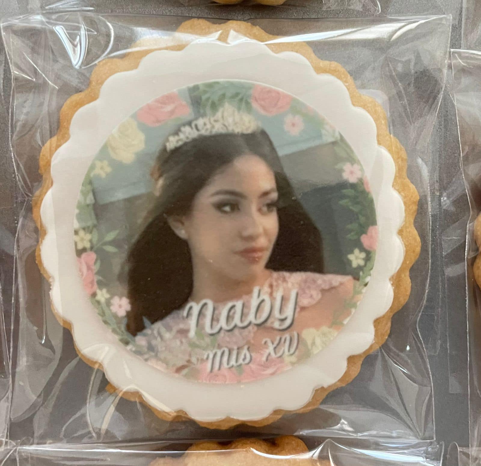 Galletas de cumpleaños XV