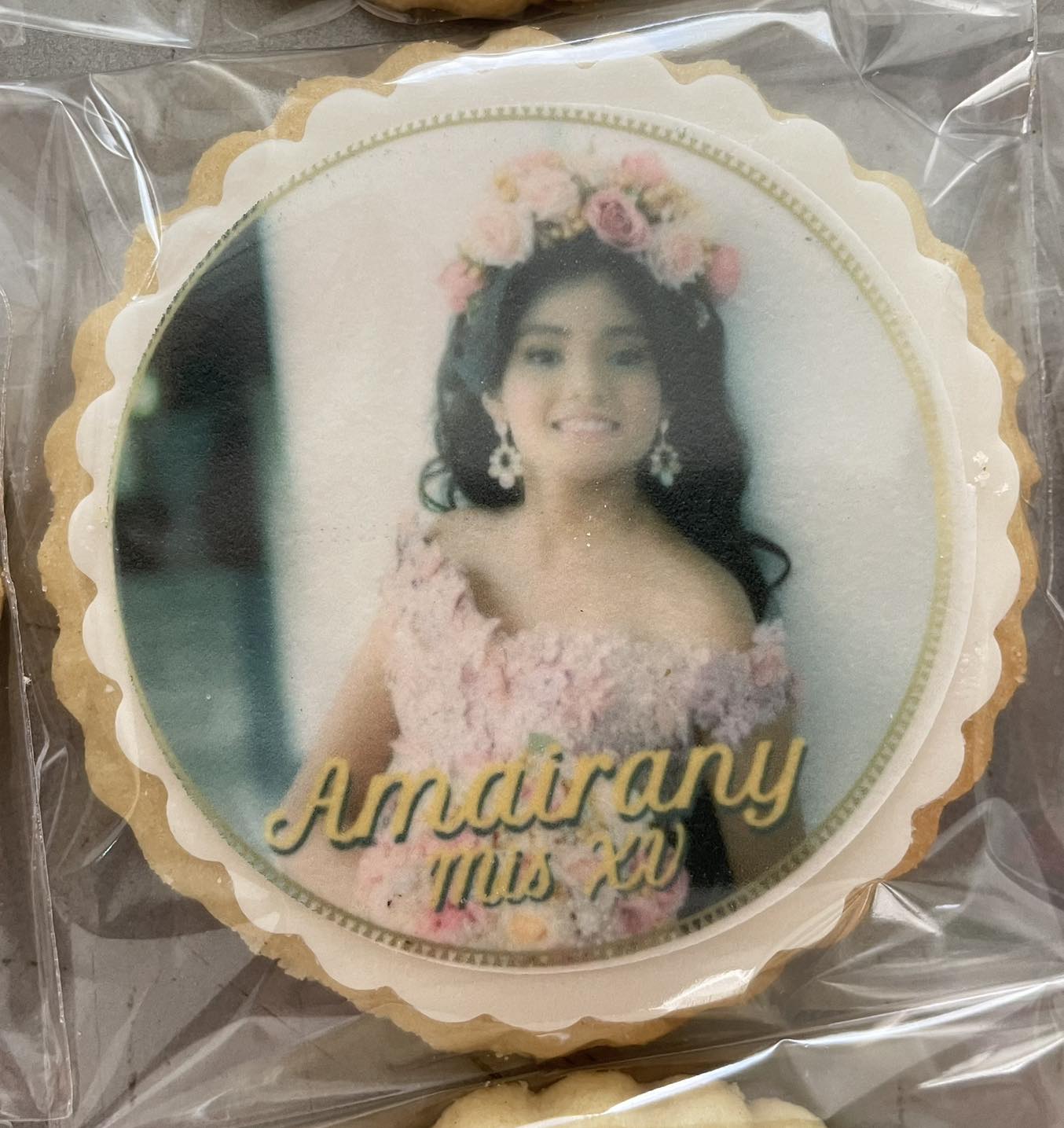 Galletas de cumpleaños XV