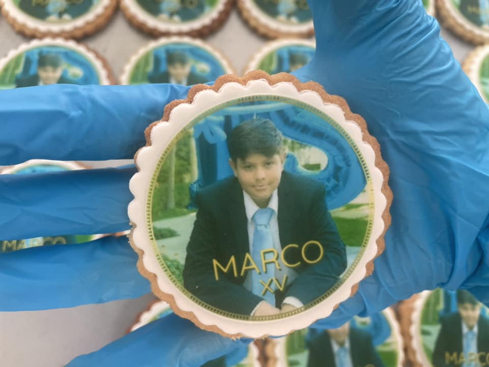 Galletas de cumpleaños XV