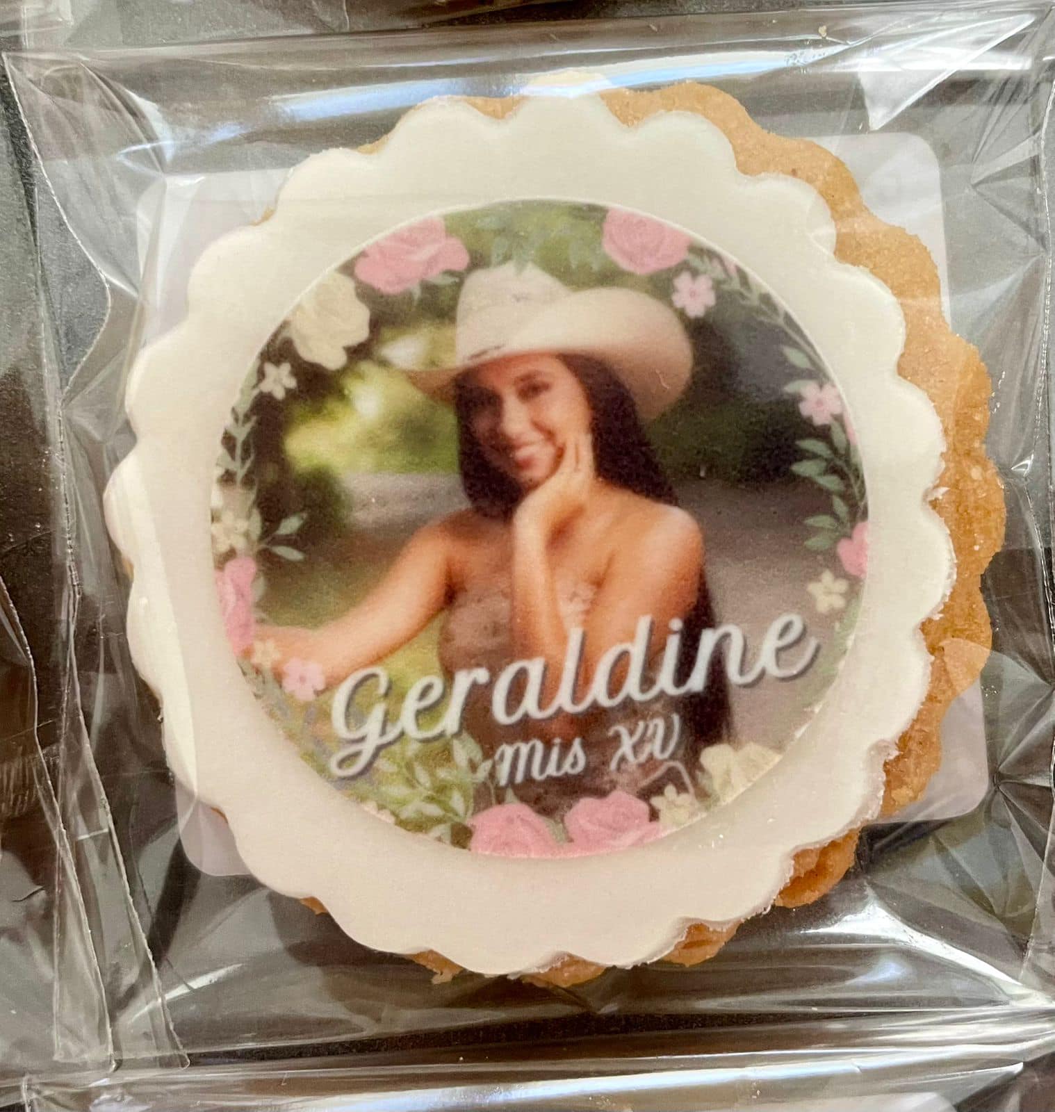 Galletas de cumpleaños XV