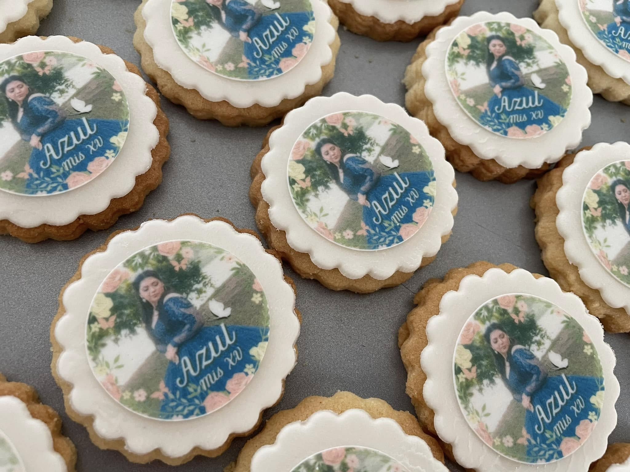 Galletas de cumpleaños XV