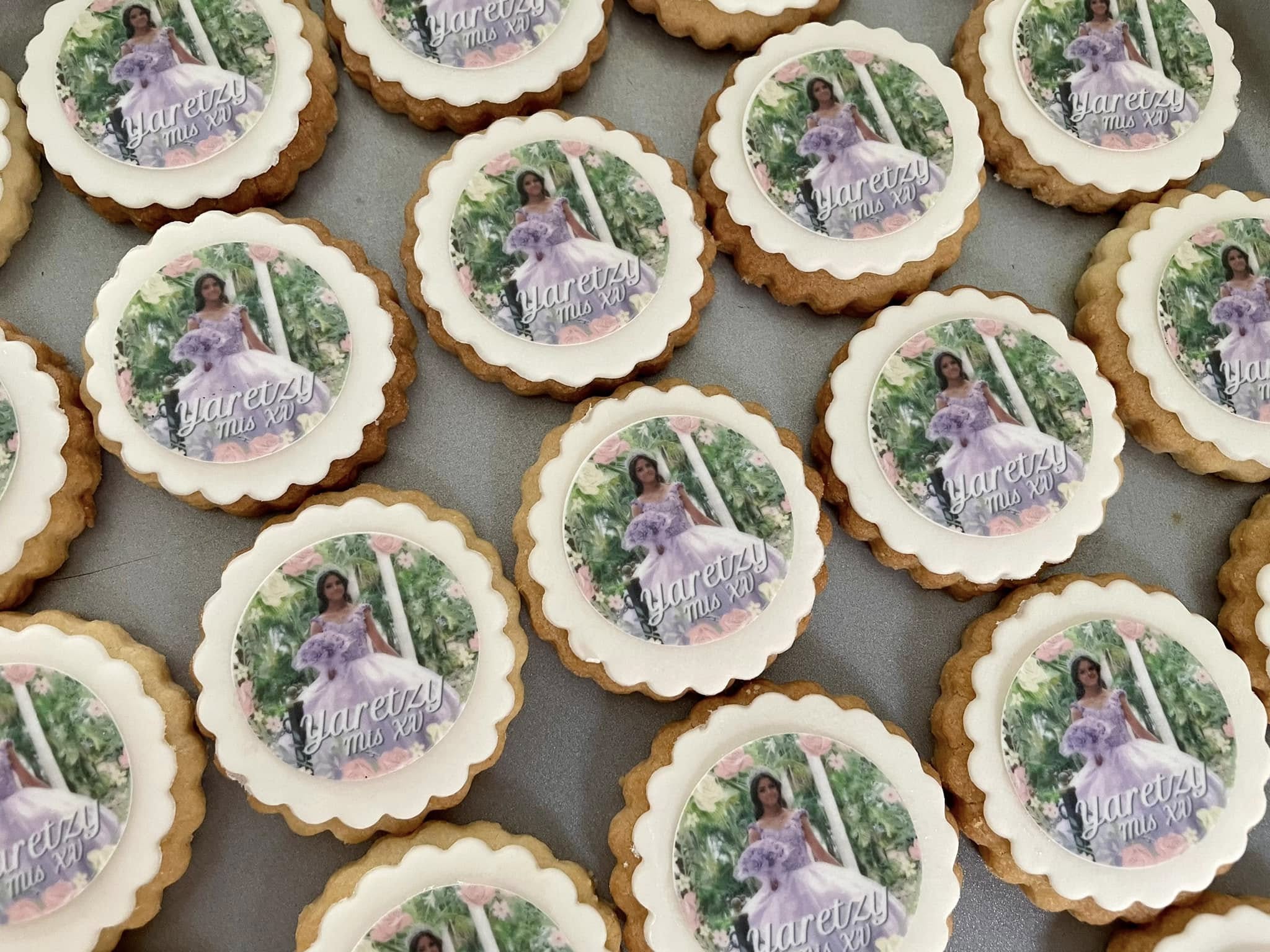 Galletas de cumpleaños XV