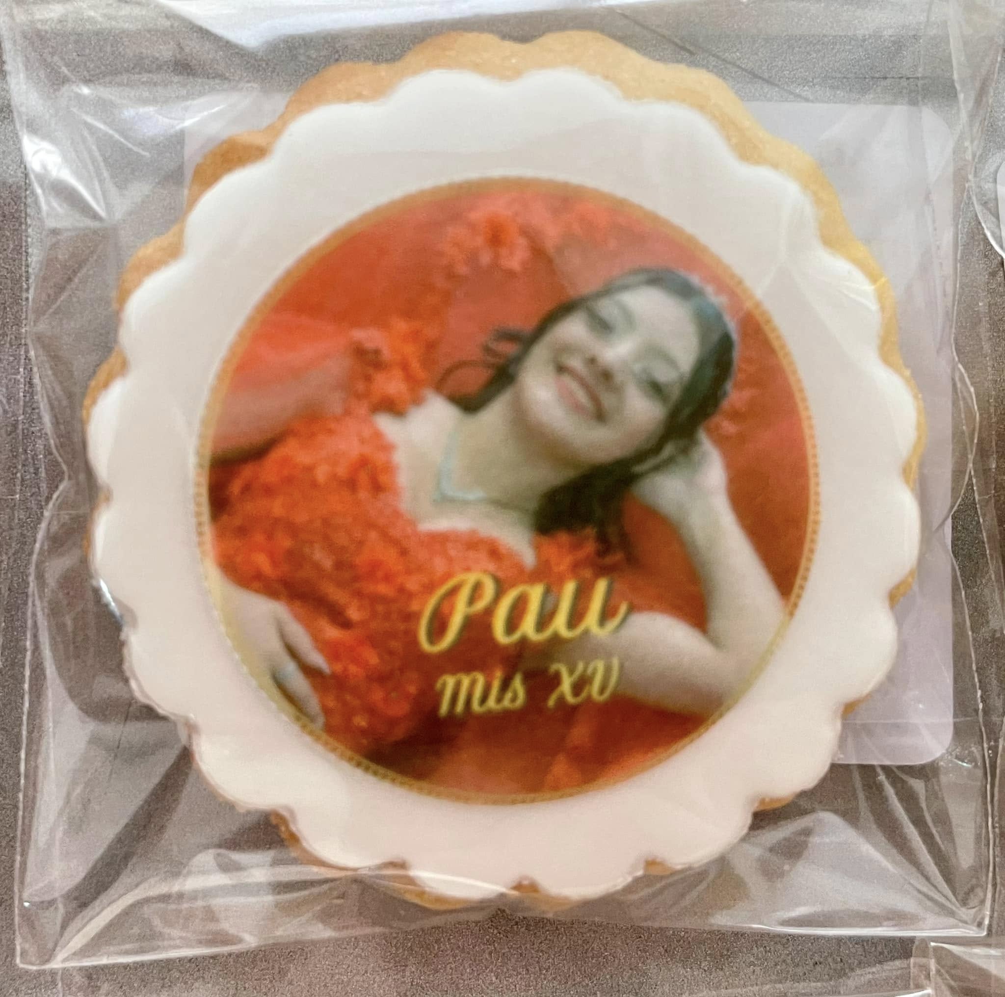 Galletas de cumpleaños XV