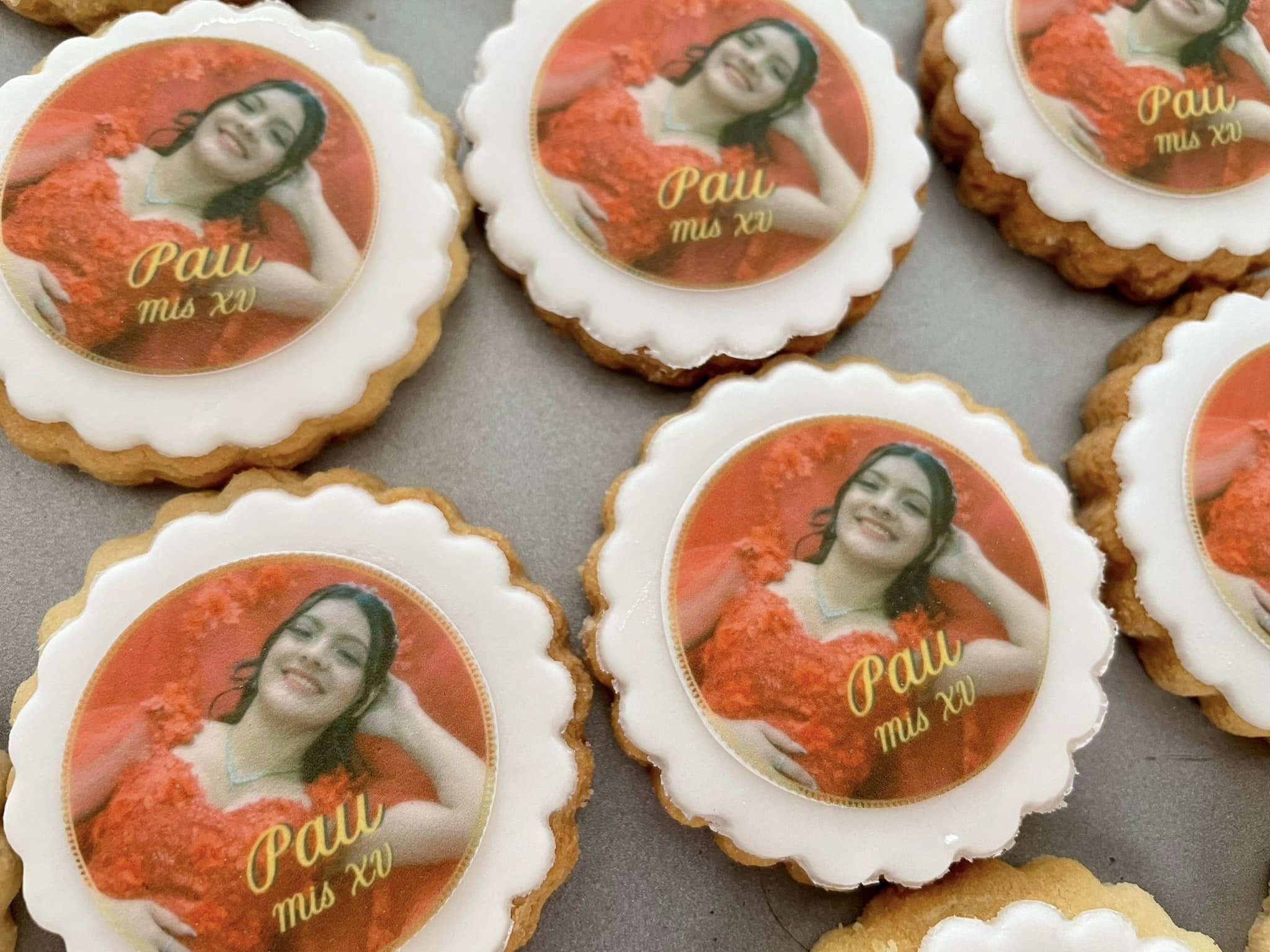 Galletas de cumpleaños XV