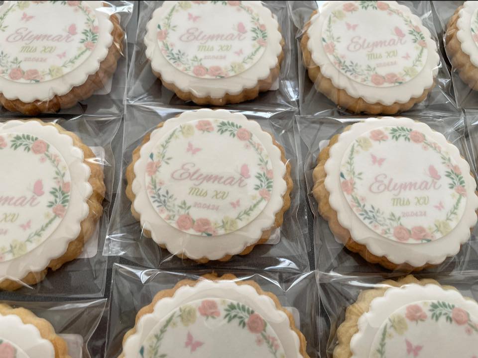 Galletas de cumpleaños XV