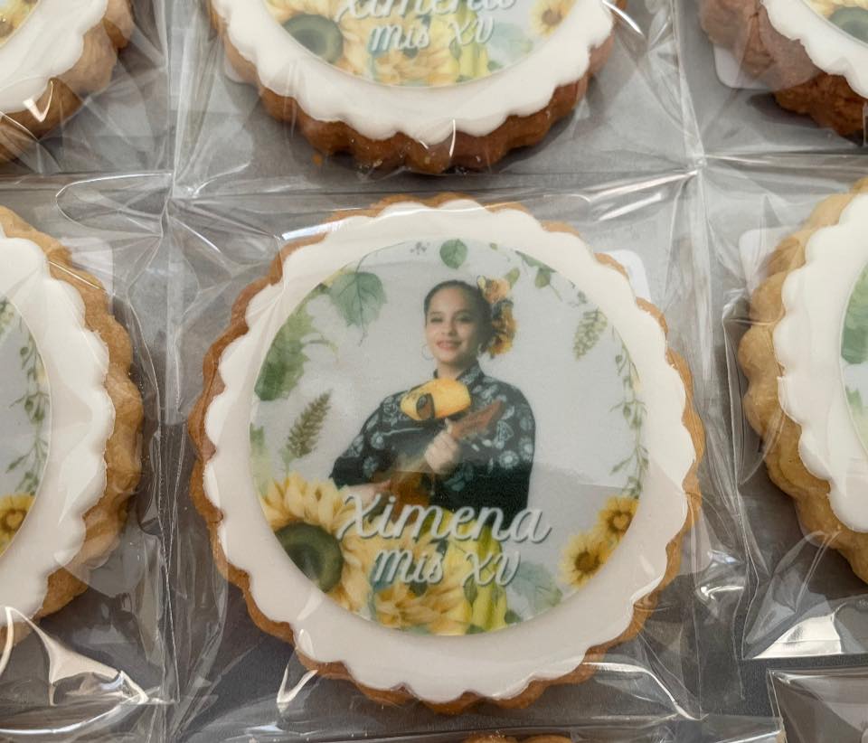 Galletas de cumpleaños XV