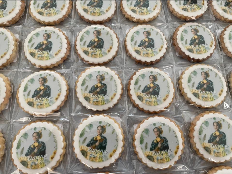 Galletas de cumpleaños XV