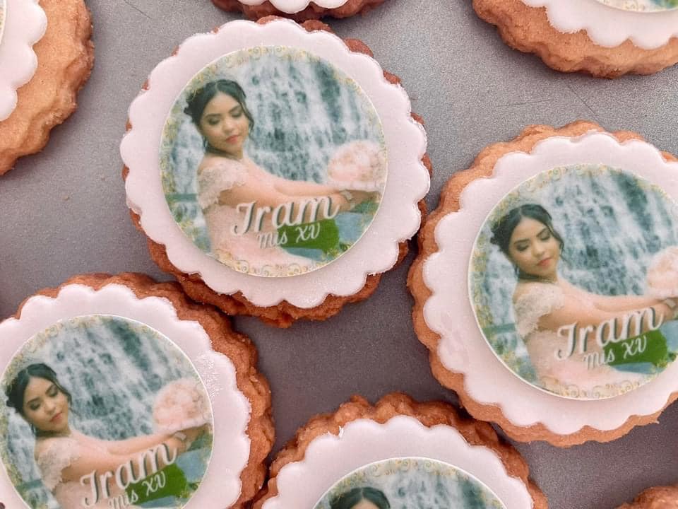 Galletas de cumpleaños XV