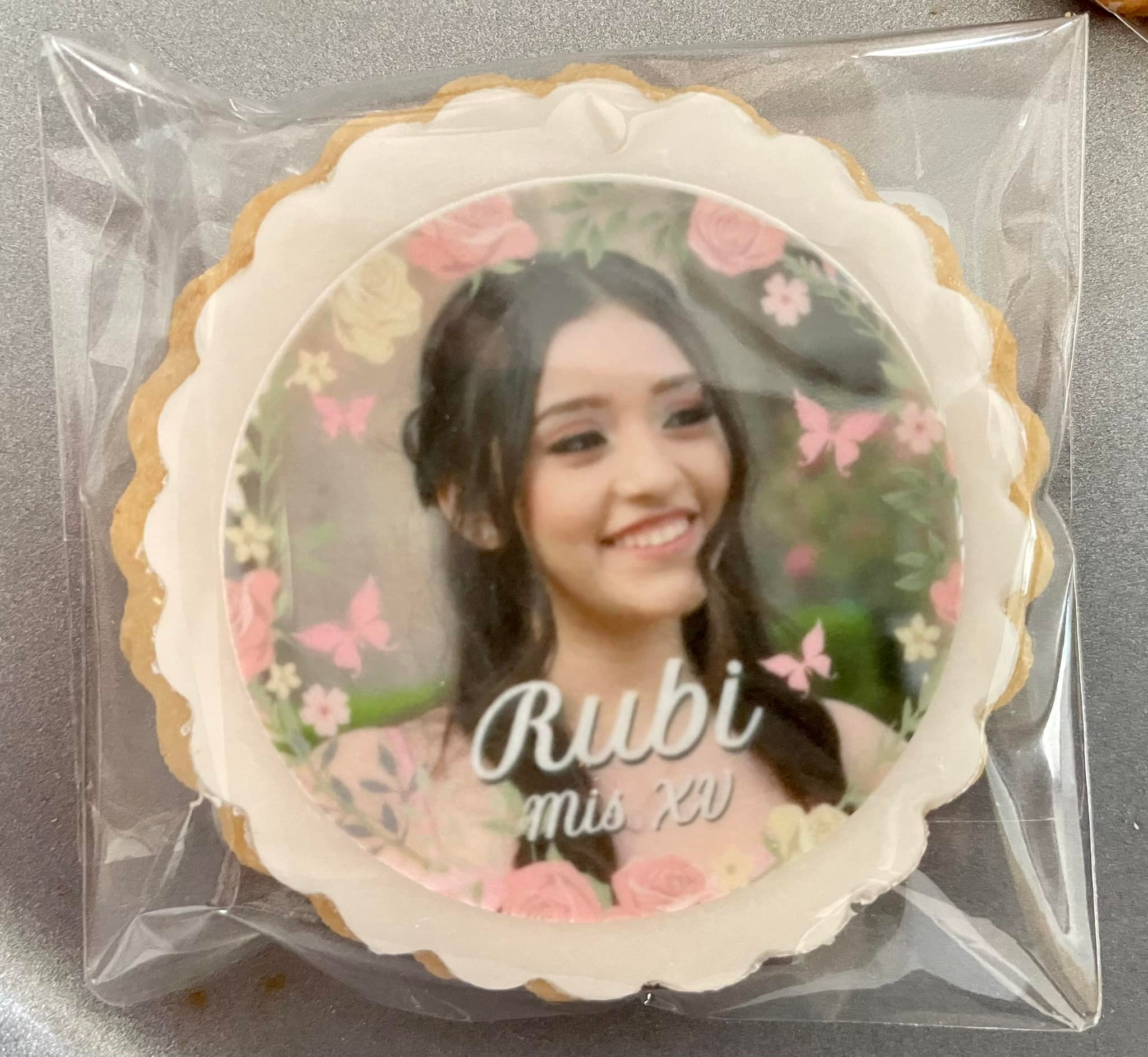 Galletas de cumpleaños XV