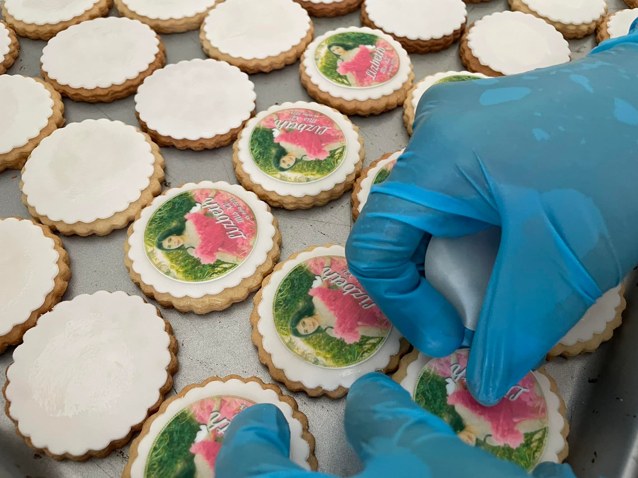 Galletas de cumpleaños XV