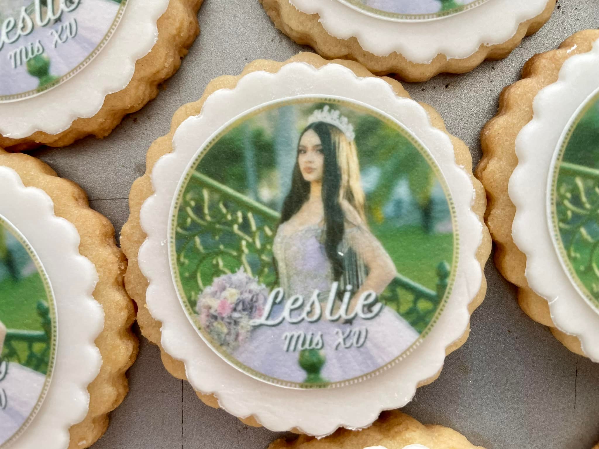 Galletas de cumpleaños XV