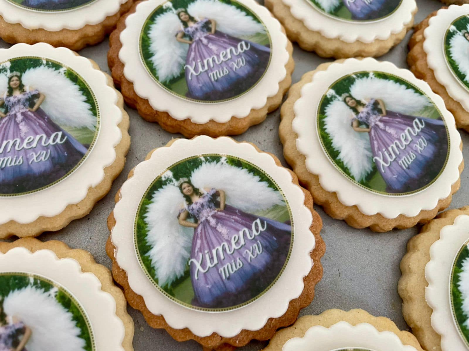 Galletas de cumpleaños XV